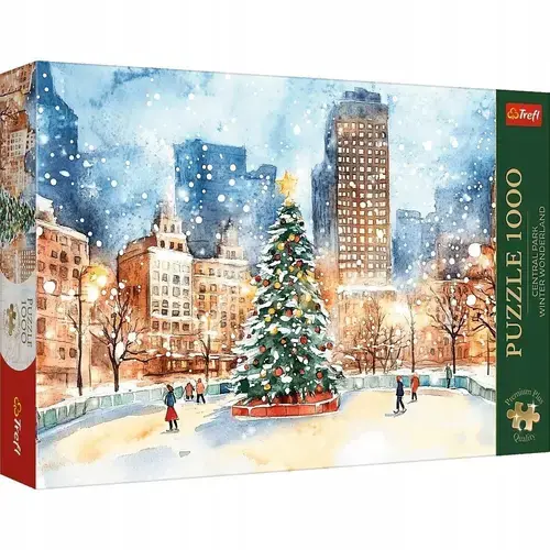 Puzzle Trefl Premium Plus Central Park Usa Winter Wonderland, 1000 de piese