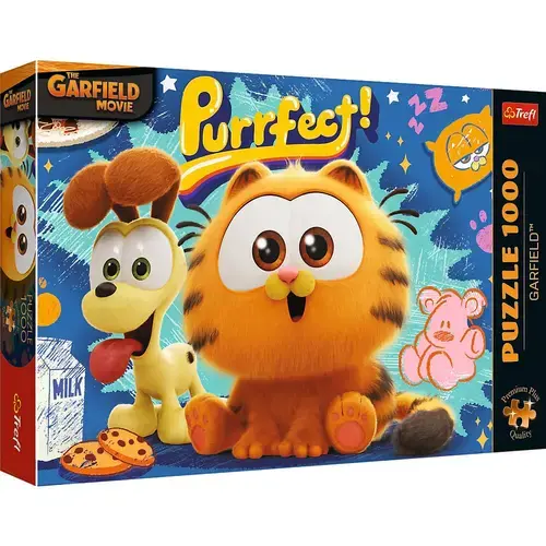 Puzzle TREFL Premium Plus - Garfield, 1000 de piese
