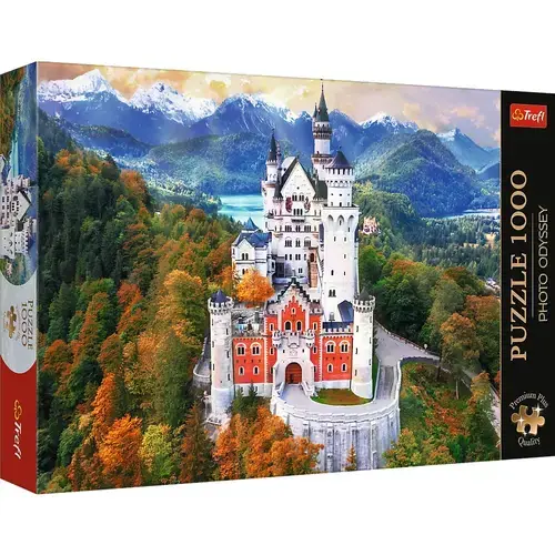 Puzzle Trefl Premium Plus Photo Odyssey, Castelul Neuschwanstein Germania, 1000 piese
