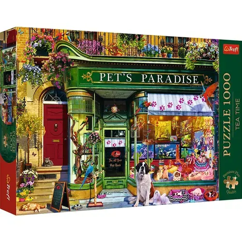 Puzzle Trefl Premium Plus - Tea Time, Paradisul Animalelor, 1000 piese