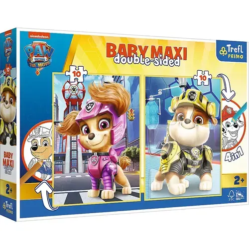 Puzzle Trefl Primo Baby Maxi, Echipa Paw Patrol, 2x10 piese