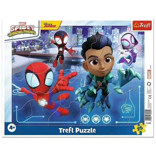 Puzzle Trefl Spiderman Saritura de Paianjen, 25 de piese
