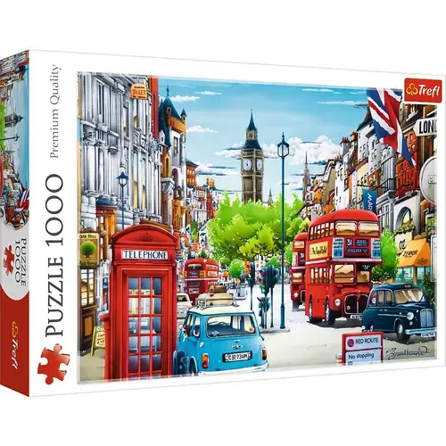 Puzzle Trefl, Strada in Londra, 1000 piese