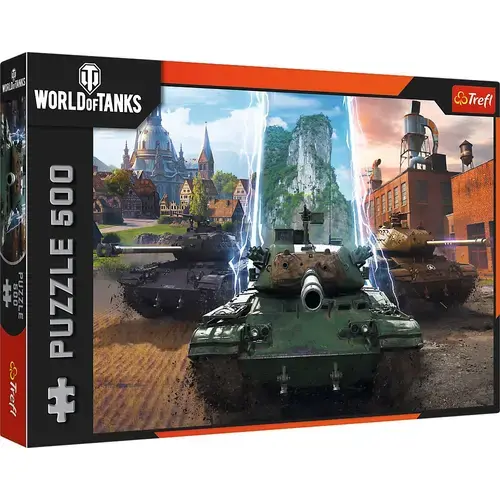 Puzzle Trefl World Of Tanks Timp pentru Actiune, 500 de piese