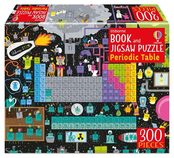 Puzzle Usborne din 300 piese - Tabelul periodic