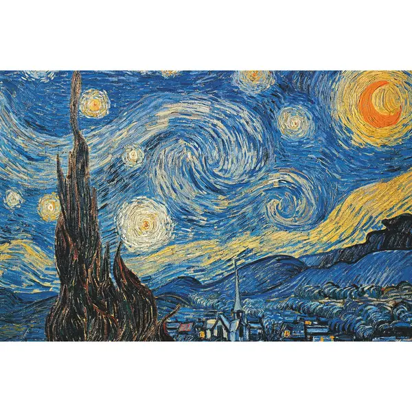 Puzzle - Vincent van Gogh - The Starry Night, 1000 piese | Piatnik