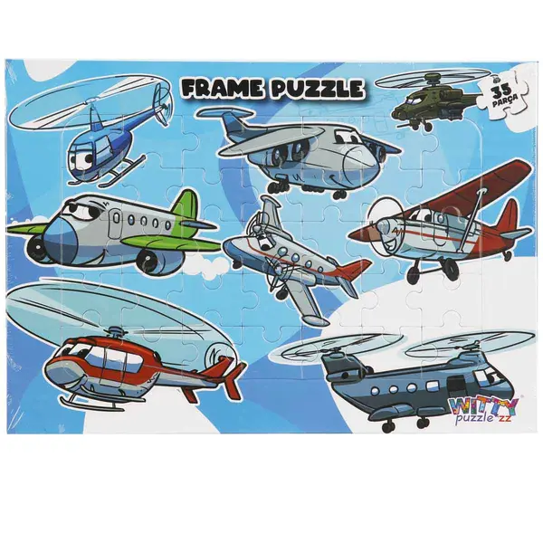 Puzzle Witty Puzzlezz, Vehicule aeriene, 35 piese