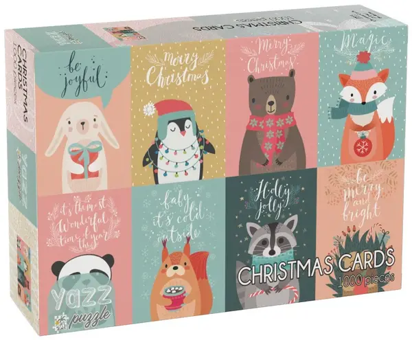 Puzzle Yazz Puzzle din 1000 piese - Felicitări de Crăciun
