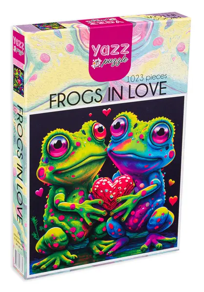 Puzzle Yazz Puzzle din 1023 de piese - Broaște îndrăgostite