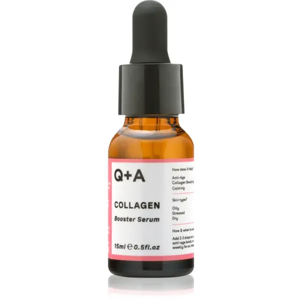 Q+A Collagen ser facial cu colagen 15 ml