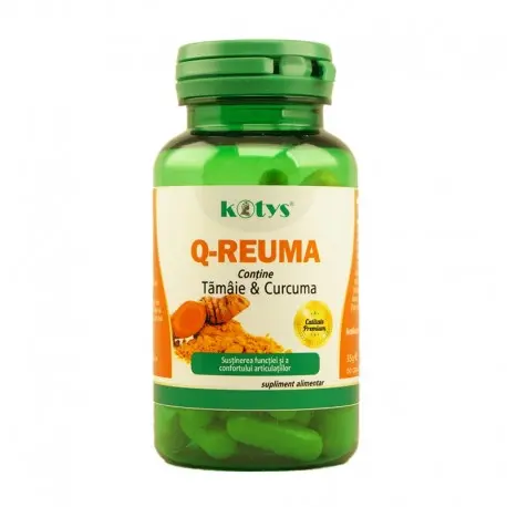 Q-Reuma cu Tamaie si Curcuma 60 cps Kotys