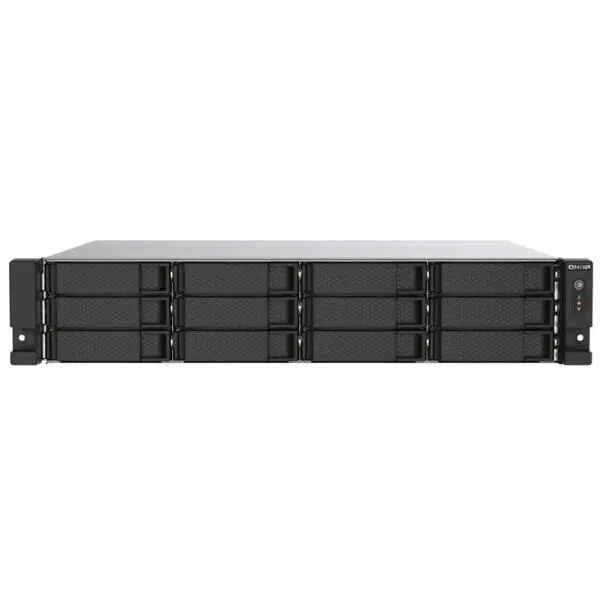 QNAP NAS QNAP TS-1273AU-RP-8G, 12 Bay-uri, Procesor AMD Ryzen™ Embedded V1500B quad-core 2.2 GHz, 8 GB DDR4
