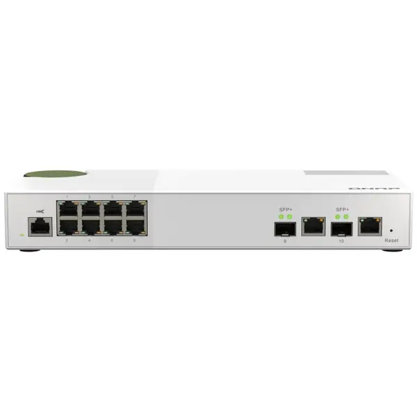 QNAP QNAP QSW-M2108-2C switch-uri Gestionate L2 2.5G Ethernet (100/1000/2500) Gri, Alb