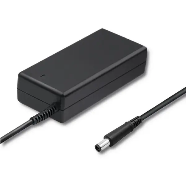 QOLTEC Adaptor de alimentare laptop 51519 Qoltec Dell 65W , 3.34A, 19.5V , 7.4*5.0+pini, cablu de alimentare, Negru