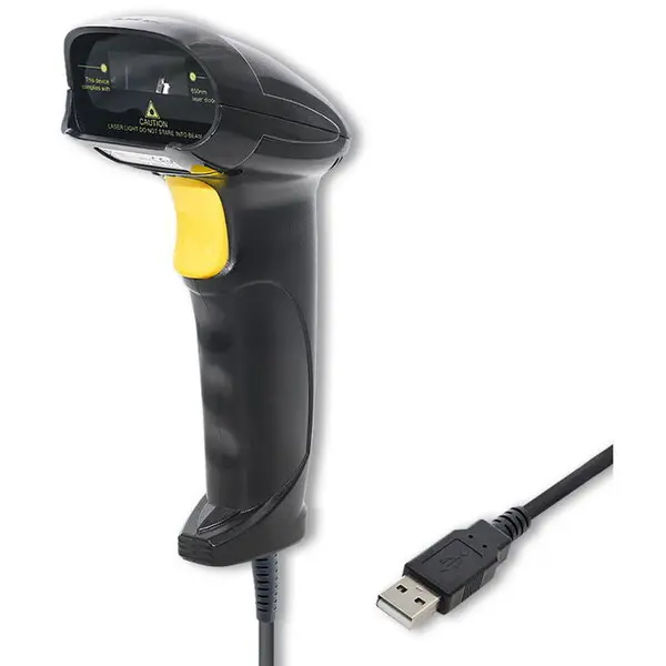 QOLTEC Scanner coduri bare Qoltec 50876, 1D, USB, Negru