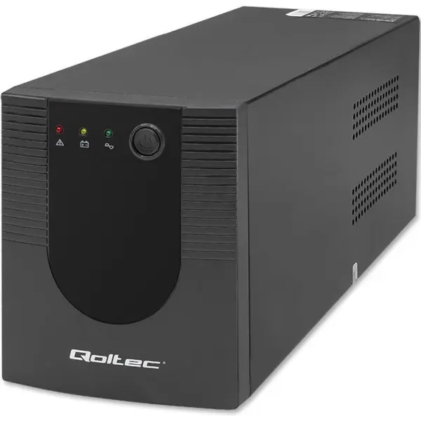 QOLTEC UPS Qoltec Monolith, capacitate 2000VA, 1200W, 2 baterii 9 Ah, Negru