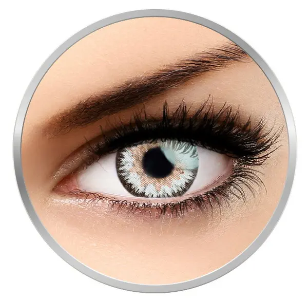 Queen's Trilogy Pearl Grey 30 de purtari 2 lentile/cutie
