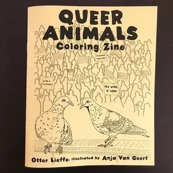 Queer Animals Coloring Zine, Paperback/Otter Lieffe