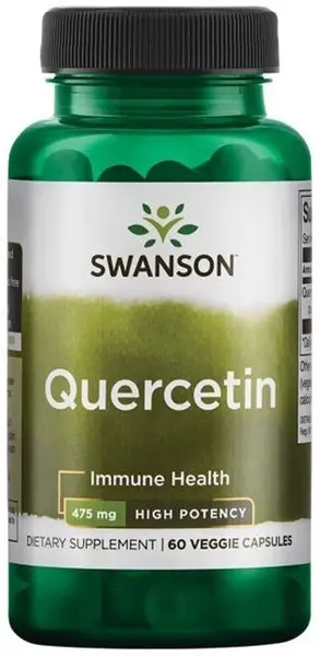 Quercetin, High Potency, 475 mg, 60 capsule, Swanson