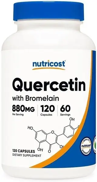 Quercetin with Bromelain, 120 capsule, Nutricost