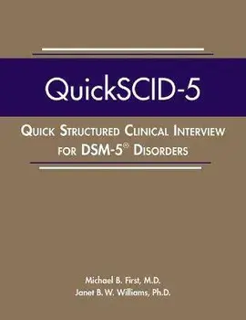 Quick Structured Clinical Interview for Dsm-5(r) Disorders (Quickscid-5), Paperback/Michael B. First