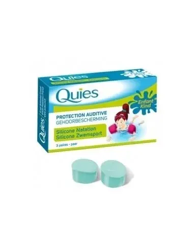 Quies dopuri din silicon pentru inot copii 3 perechi