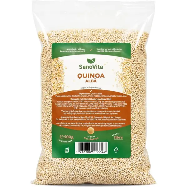 Quinoa Alba, Sanovita, 500 g