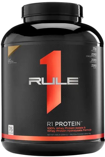 R1 Protein, cafea mocha, 2204 g, Rule1
