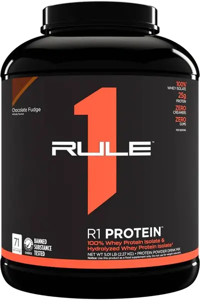 R1 Protein, ciocolată cu unt de arahide, 2.27 kg, Rule1