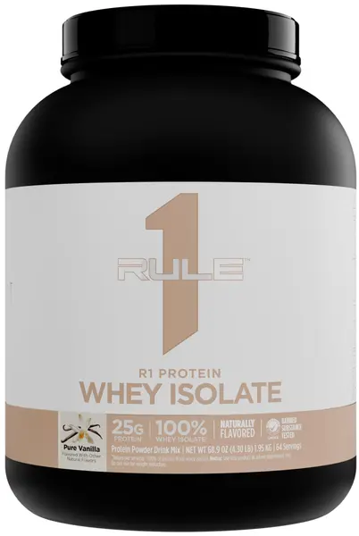 R1 Protein Naturally Flavored, cremă de vanilie, 1.95 kg, Rule1