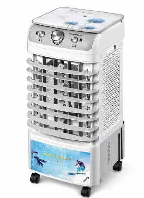 Racitor de Aer portabil YS 29 putere 50W cu 3 viteze Oscilatie automata Alb