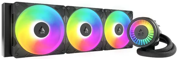 Răcitor de apă Arctic - Liquid Freezer III Pro 420 A-RGB, 3 x 140 mm, negru