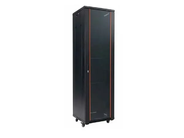 Rack 19 inch, 27U, 600x 800, sarcina 800kg, pentru podea, otel, negru, Safer SAF-NC-6827