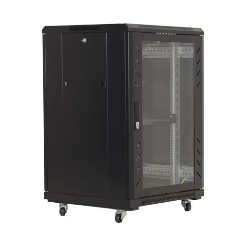 Rack de podea 18U 19 600×800 mm, negru, IP20, 500 kg, ASYTECH Networking ASY-18U-6080E