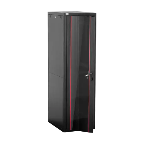 Rack de podea PRO SERIES 42U 19'' 600x800, capacitate 1000 kg, RAL 9005, asamblat ASY-42U-6080PRO