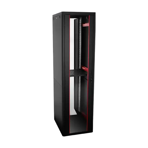 Rack de podea PRO SERIES 47U 19'' 600x800, capacitate 1000 kg, RAL 9005, asamblat ASY-47U-6080PRO