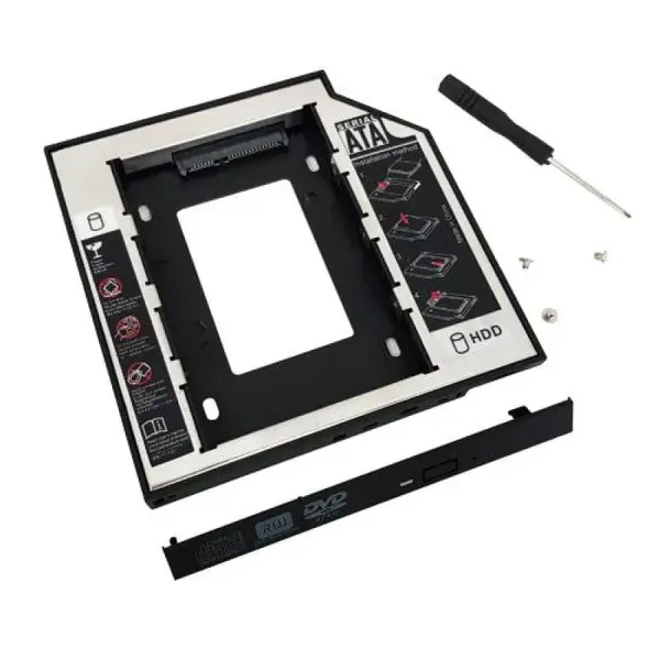 Rack extern 12.7mm, S-ATA, negru Rack extern 12.7mm, S-ATA, negru
