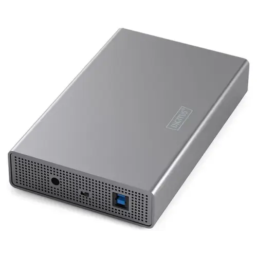 Rack Hard-disk Digitus DA-71106-1, 2,5inch/inch3,5inch, SATA, USB3.0 (Gri)