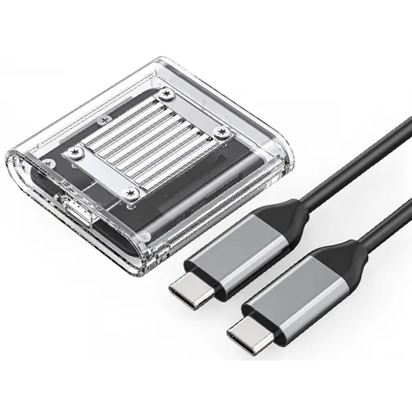 Rack Orico TC20-M2-10G pentru SSD M.2 NVMe 2230, Transparent