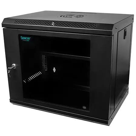 Rack perete 9U CABINET 19 INCH SPACER KOM-SPCW9U