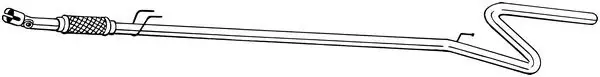 Racord evacuare (EURO 5) potrivit FIAT DOBLO, DOBLO CARGO 1.3D 02.10-
