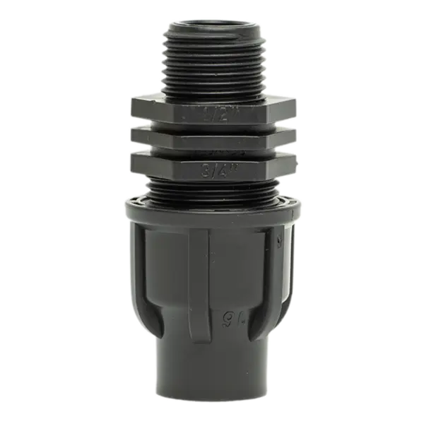 Racord Filet Exterior Pentru Tub De Picurare, Ldpe, Dimensiune 16x1/2" , Presiune 4 Bari