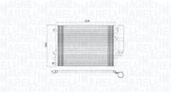 Radiator AC condensator cu uscator potrivit DACIA LOGAN, LOGAN EXPRESS, LOGAN MCV, SANDERO; RENAULT CLIO II, LOGAN I, THALIA I, THALIA II 1.0ALK 1.4 1.6 09.98-