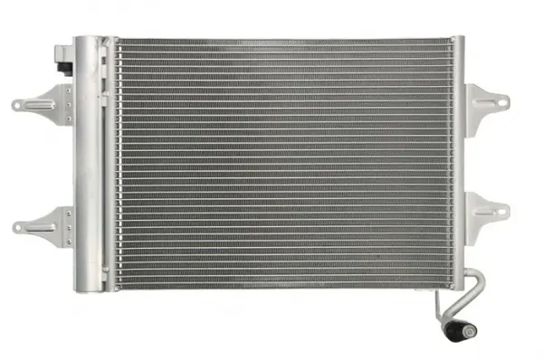 Radiator AC condensator cu uscator potrivit SEAT CORDOBA, IBIZA III; SKODA FABIA I, FABIA I PRAKTIK, FABIA II, ROOMSTER, ROOMSTER PRAKTIK; VW FOX, POLO, POLO IV 1.0-2.0 08.99-05.15