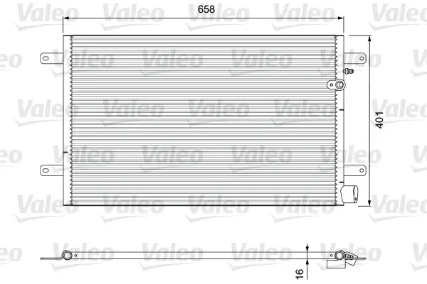 Radiator AC condensator potrivit AUDI A6 ALLROAD C6, A6 C6 2.0-5.2 05.04-08.11