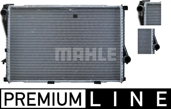 Radiator apa racire motor BMW Seria 5 (E39), 7 (E38) 3.5 4.0 4.4 intre 1994-2003