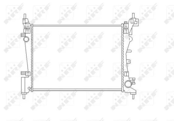 Radiator apa racire motor FIAT FIORINO, GRANDE PUNTO, PUNTO, PUNTO EVO, QUBO 1.2-1.4LPG dupa 2005