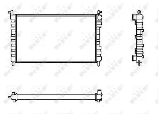 Radiator apa racire motor FIAT PALIO, SIENA, STRADA 1.2 1.4 dupa 1996