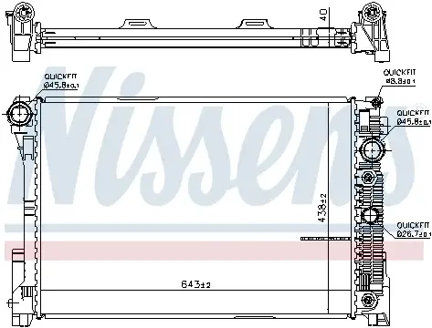 Radiator apa racire motor Mercedes Clasa C (W204), E (A207), E (C207), E T-MODEL (S212), E (W212), GLK (X204) 3.0 3.5 intre 2008-2016