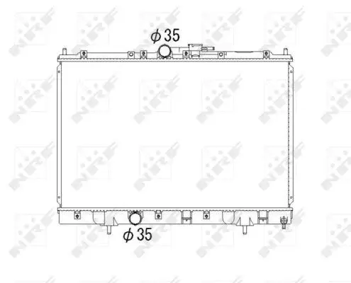 Radiator apa racire motor MITSUBISHI PAJERO PININ 1.8 2.0 intre 1999-2007